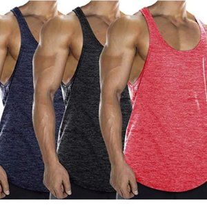 Men's Gym Tank Tops 3 Pack